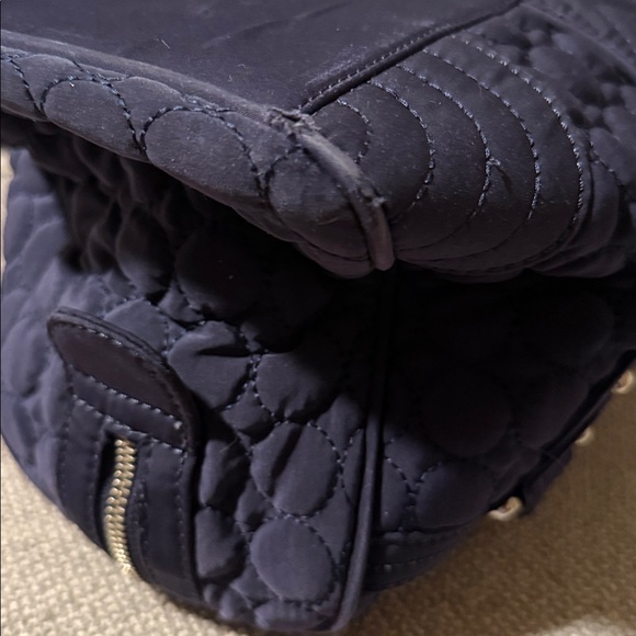 Vera Bradley Navy Quilted Shoulder Bag - Picture 7 of 13